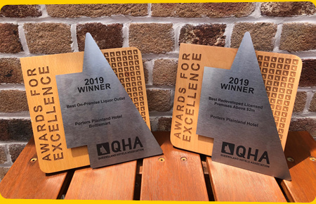 Porters Plainland Hotel - QHA Best Redeveloped Licensed Premises Over $2M and Best On-Premise Retail Liquor Outlet